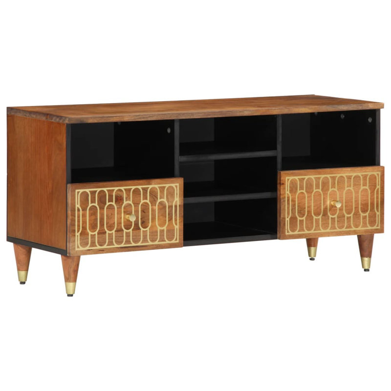 Adriann Unfinished TV Stand for TVs up to 40", Brown