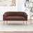 Upholstered Faux Fur Loveseat-1108305442-1108305451