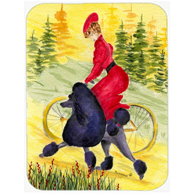 Poodle Glass Cutting Board