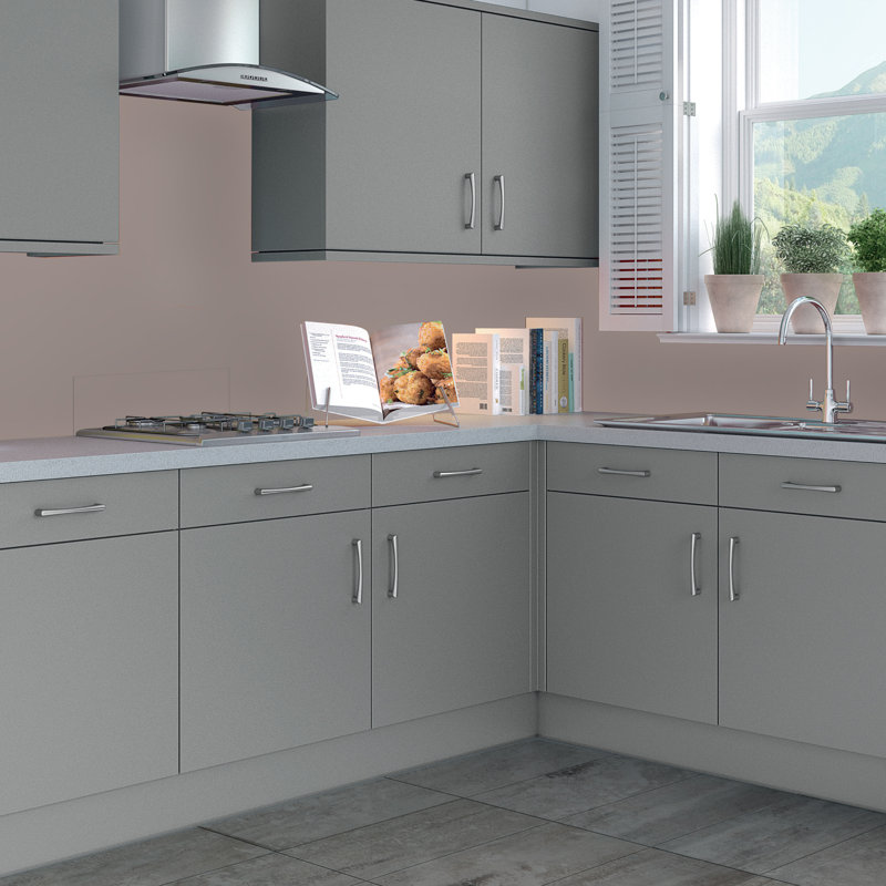 48" x 96" Tin Backsplash in Pink