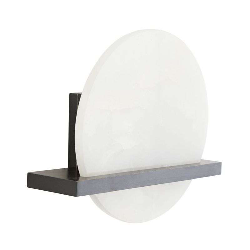 Savion 1 - Light Flush Mounted Sconce, Black