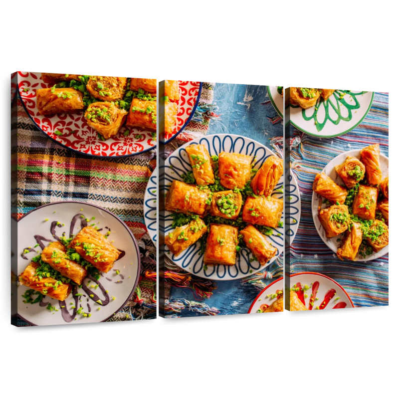 Gourmet Baklava, 28" H x 45" W