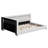 Upholstered Daybed With Storage, L-Shaped Daybed With LED Belt And USB Ports-1402945158-1402945159