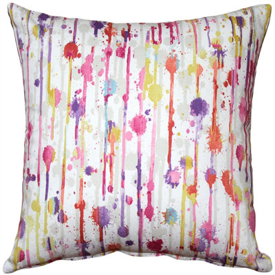  Paint Deco Cotton Throw Pillow
