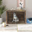 Caisse pour chien moyenne en bois avec portes doubles-845754424