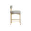 Tabouret de comptoir Seneca - laiton antique - pierre club polo