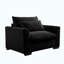 Fauteuil d'appoint 51 po en velours côtelé-1261887845