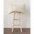 Handcrafted Chindi Lumbar Pillow Cover – 14"x24", 100% Cotton, Handwoven, Textured & Eco-Friendly : Boho Style Throw Pillow for Couch, Sofa, or Chair – Heavy Cream (warm ivory, off-white tone)-1345229487-1408571084