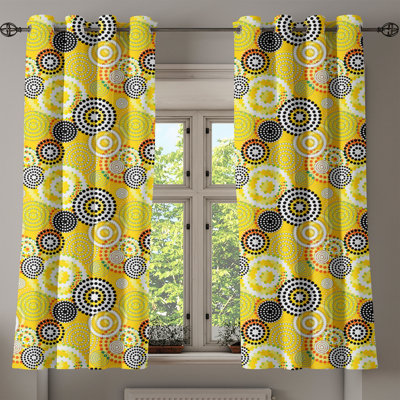 Sateen Blackout Curtains / Drapes Pair