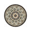 Table d'appoint de patio avec tablette, brun et noir. Fabrication de carreaux de céramique et de fer. 14 po de diamètre, 22 po de hauteur. Scratch - Surface. Pour l'intérieur et l'extérieur. Assemblage requis brun + tablette noire. Surface charmante
