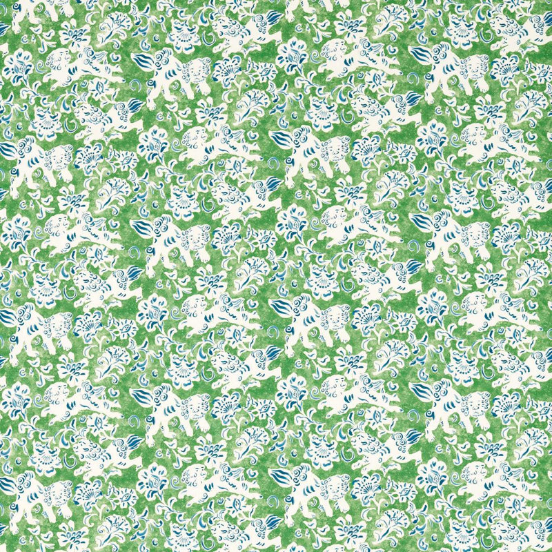 Koya Fabric, Kelly/Indigo