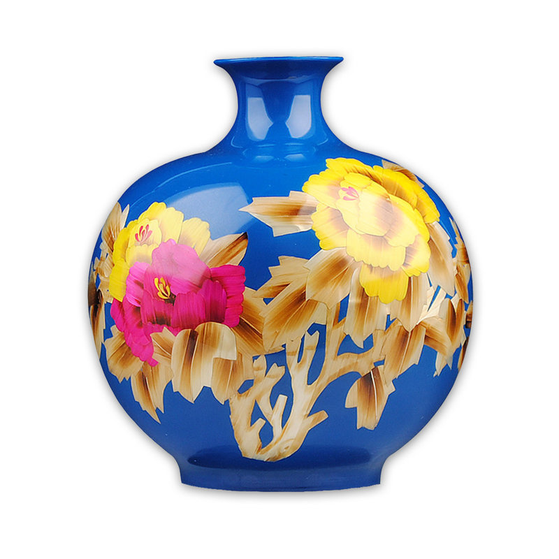 Mazza Handmade Porcelain China Table Vase, White