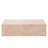 Branford Outdoor Rectangular MGO Coffee Table With Travertine Texture
