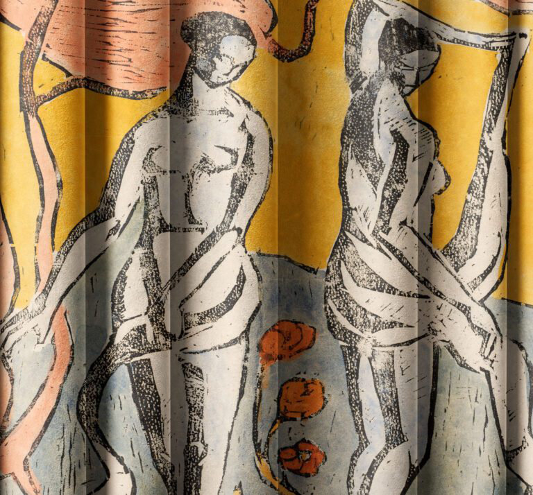Chipoletti Velvet Blackout Curtain Panel Pair, 148cm Width x 1200cm Drop