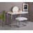 ACME Alma Accent Mirror, White Finish