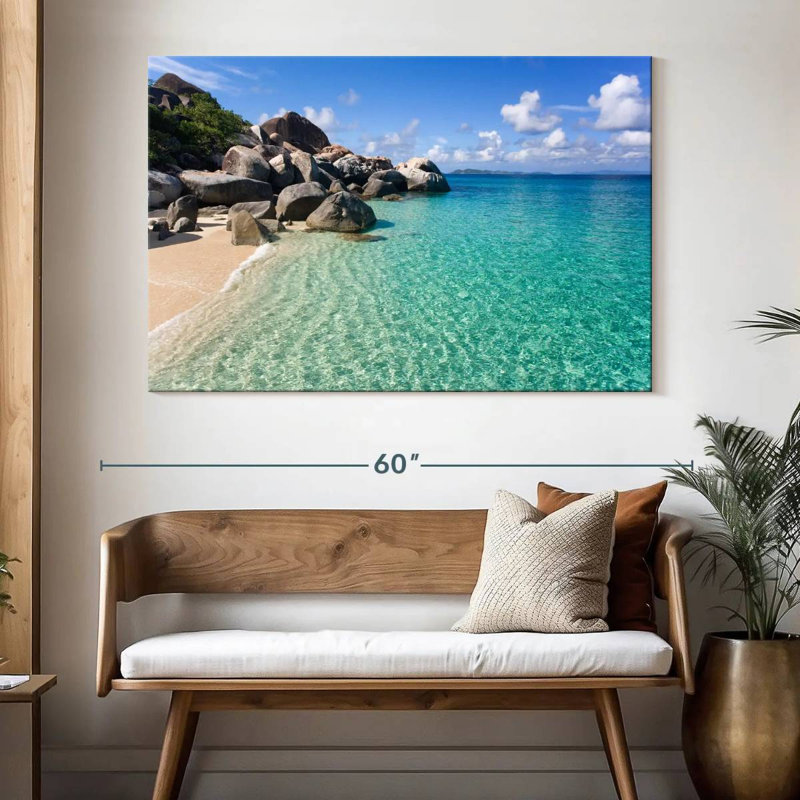 Gillard Spring Bay Beach, 34" H x 51" W
