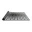 Tapis blanc/noir zone à motif-218858756
