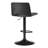 Sobieski Adjustable Swivel Walnut Wood and Chrome Metal Bar Stool-512022069-512022074