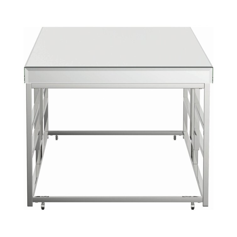 Key Coffee Table, White / White — Hem