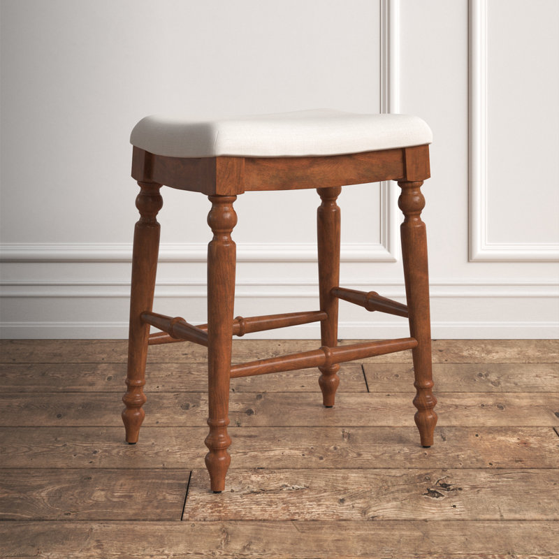 Tabouret de bar et de comptoir Avalo, Tabouret de comptoir (assise de 25 po de hauteur), Noyer