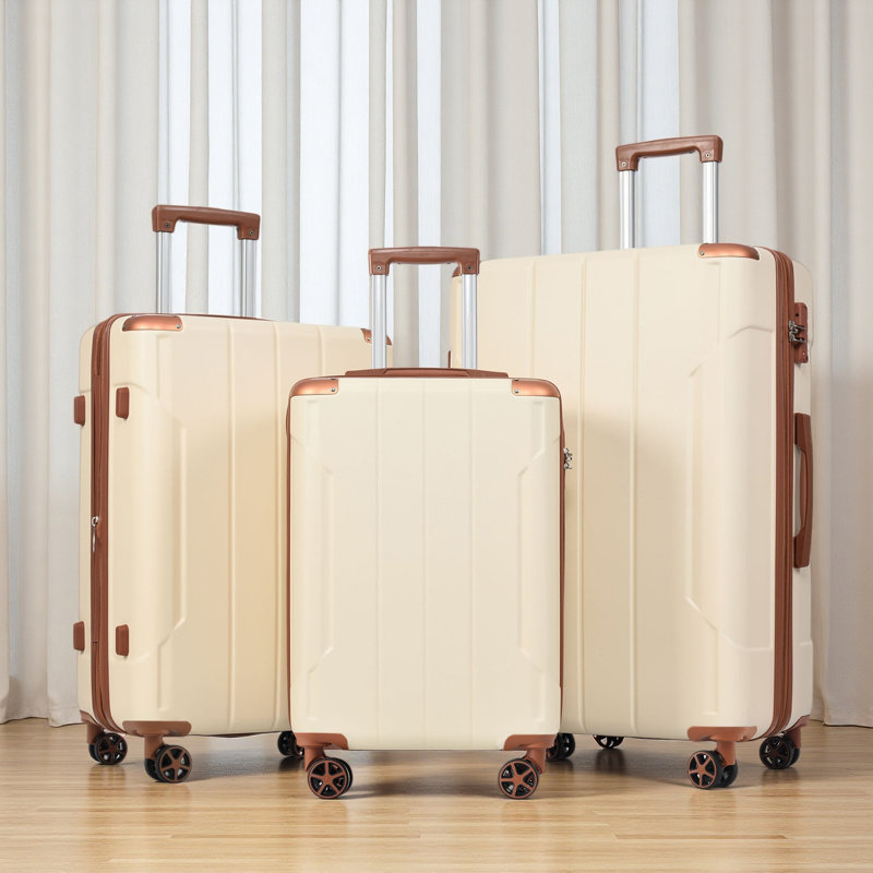 Ensemble de 3 valises extensibles en ABS rigide