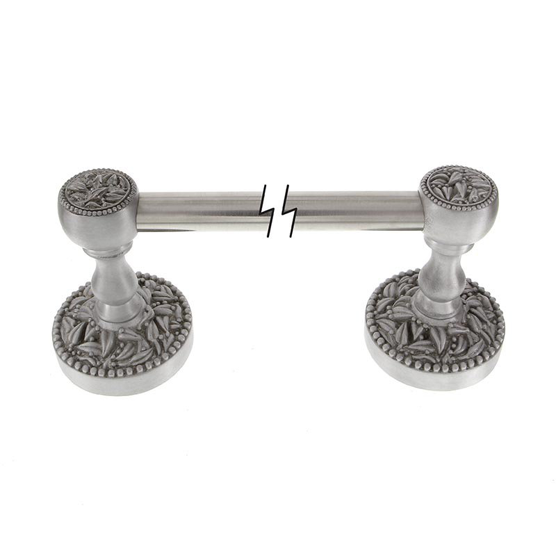San Michele Towel Bar, Vintage Pewter, 2.43" H x 32.38" W x 2.43" D