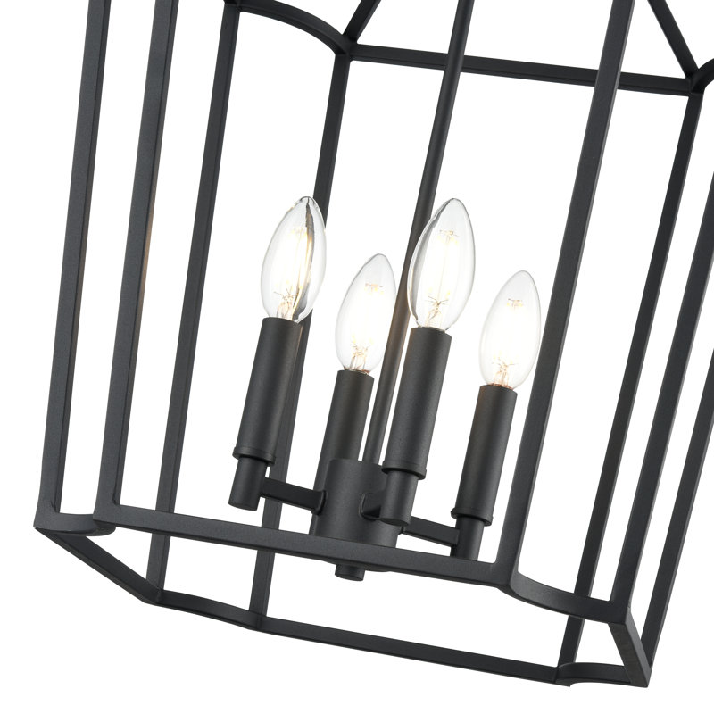 Luminaire suspendu Hylena , H 24,25 po x l 15 po x P 15 po, 4