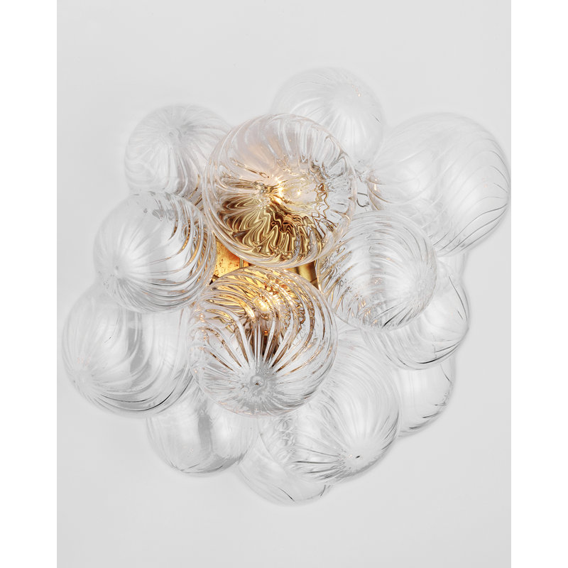 Talia 2 - Light Flush Mounted Sconce, Gild