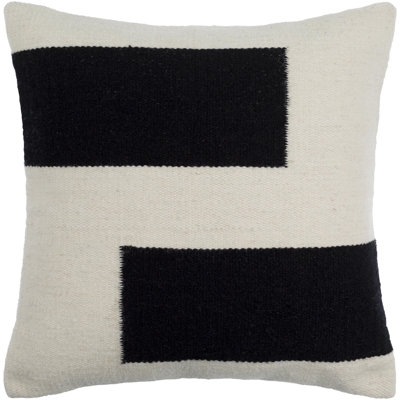 Osmund Geometric Cotton and Wool Throw Pillow