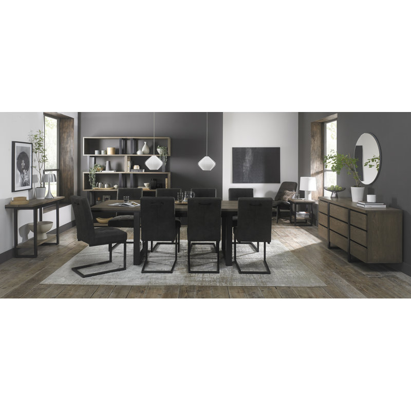 Merryman Extendable Beech Dining Table, H77 x L190 x W95cm