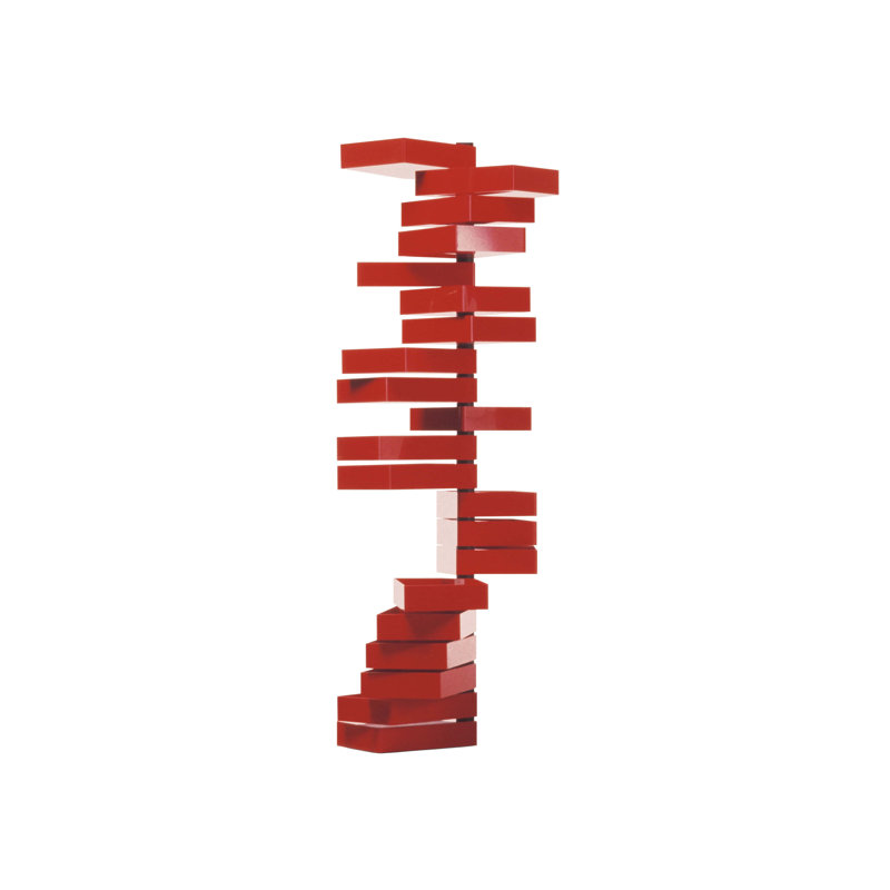 Revolving Geometric Bookcase