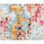 Tapis argenté et lilas noué à la main de haute qualité-99400324