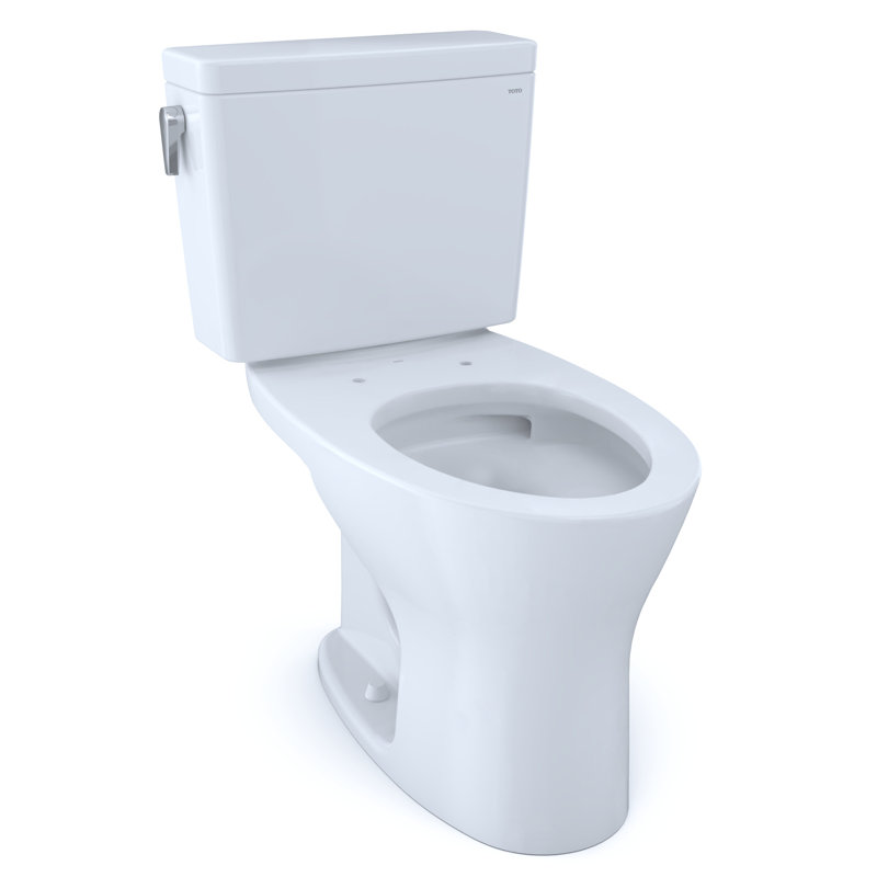 Toilette allongée deux pièces à double chasse Drake® (chasse incluse)