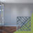 Allen Decorative Fretwork Acrylic Wall Panels, Medium, 15 3/8"W x 15 3/8"H x 1/8"T, Dark Grey-1753397121-1753397122
