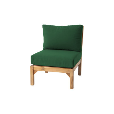 Fauteuil club d'extérieur en teck Huntington