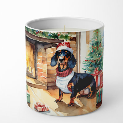 Christmas Tree Scented Tumbler Candle with Ceramic Holder