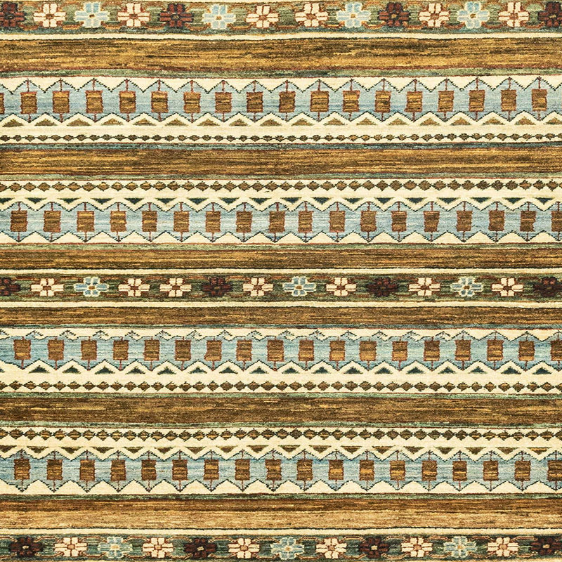 Tapis abstrait moderne 3161, Carré 6 pi