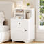 Modern Farmhouse Nightstand With shelves-564843706