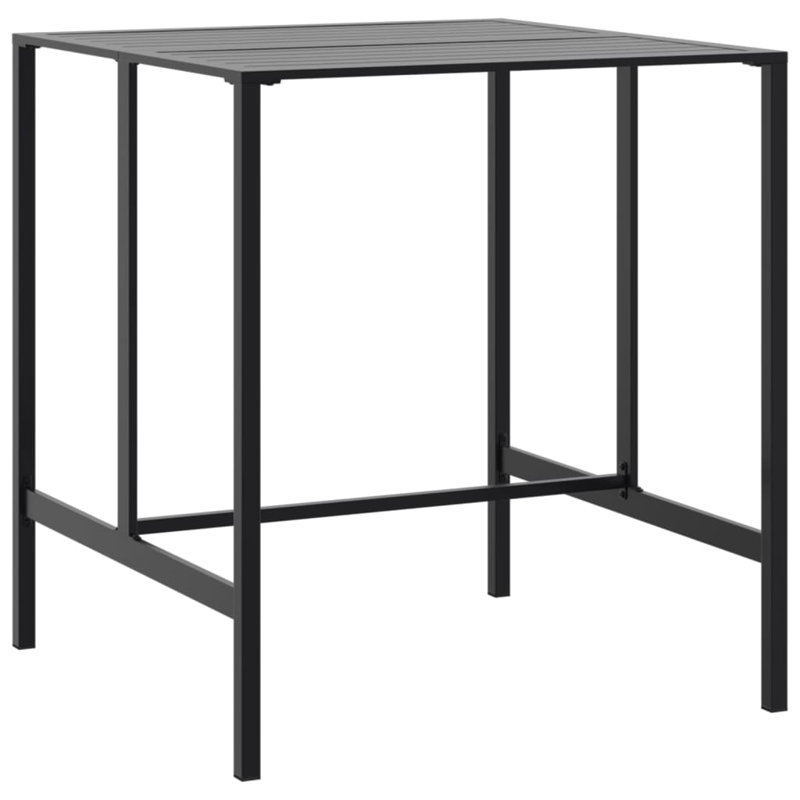 Square Metal Outdoor Bar Table , 100cm cm W 100cm cm D