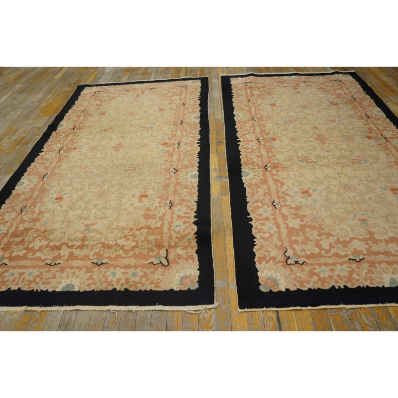 Paire de tapis rustiques de style Art déco