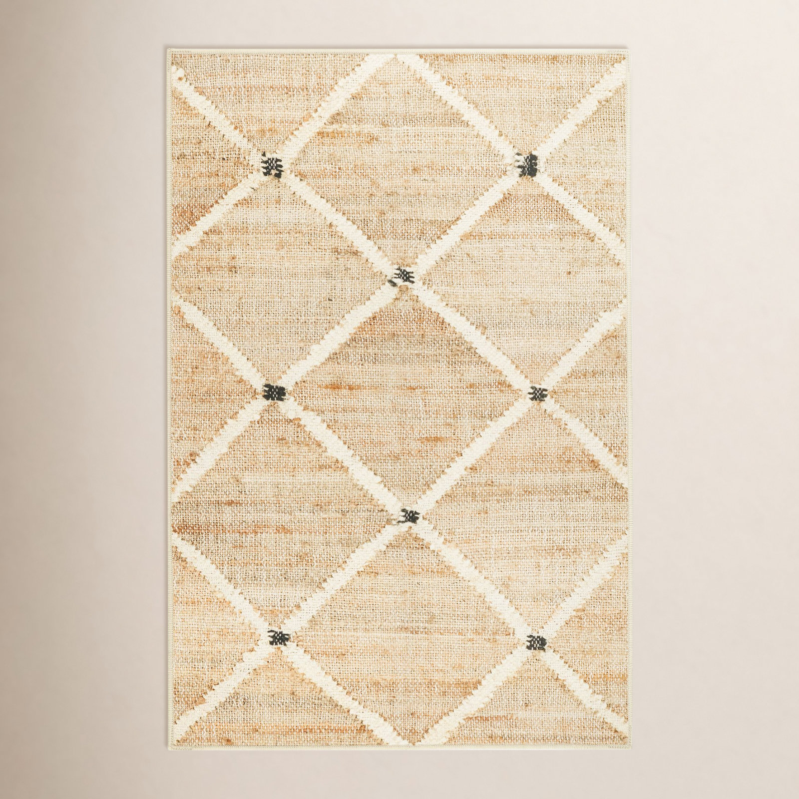 Kali Natural Machine Washable Rug, Rectangle 6' x 9'