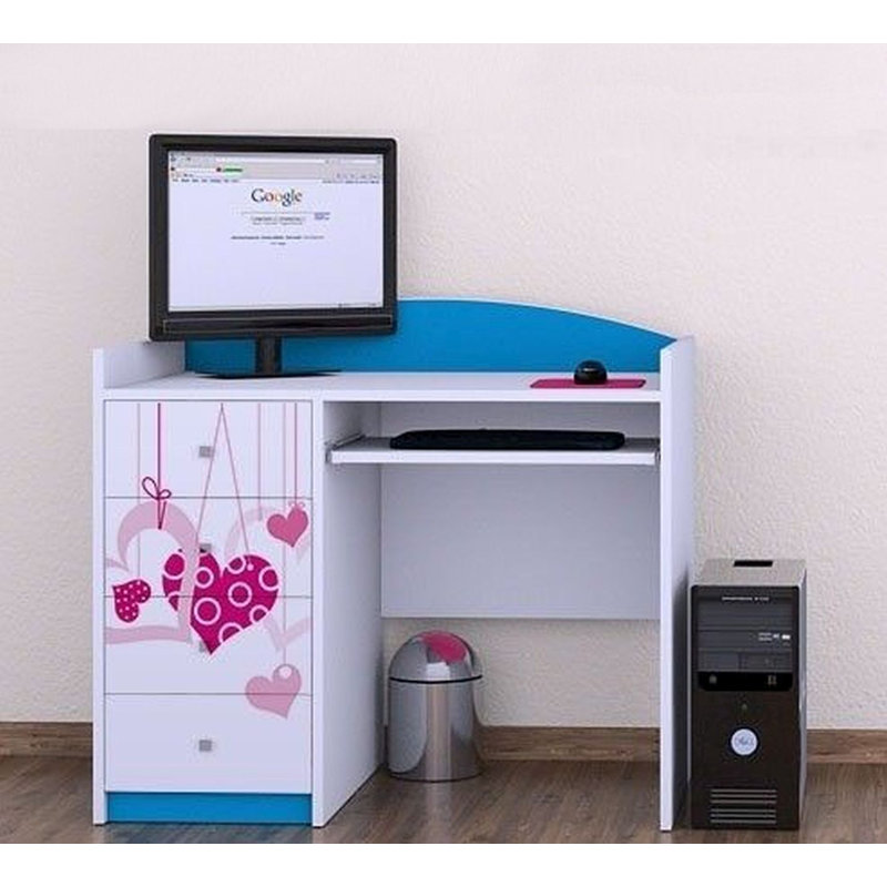 Kermit 100cm Computer Desk, Blue