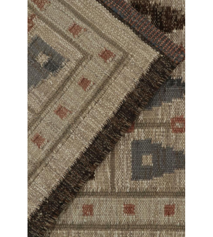 Scandinavian Wool Geometric Area Rug, Rectangle 12' x 16'