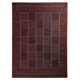 Scandinavian Hand Knotted Wool Geometric Area Rug