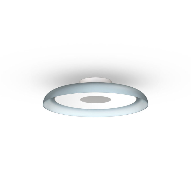 Plafonnier encastré Nivél, H 1,9 po x l 15 po x P 15 po, Bleu ardoise