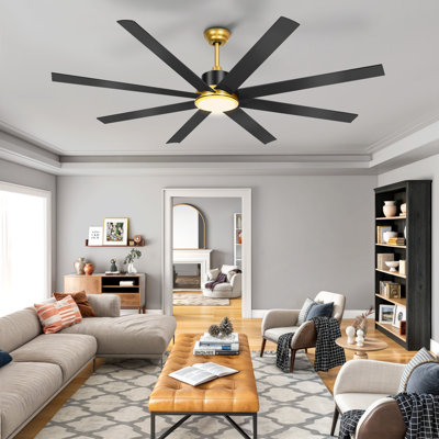 Torten 72'' Ceiling Fan with LED Lights
