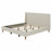 Modern Upholstered Platform Bed With Wingback Headboard And Wooden Legs-1291996738-1291996737