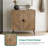 Accent Cabinet with Two Doors & & Shelves,Freestanding Sideboard Cabinet,TV Stand,Coffee Bar