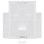 Grand lit escamotable rotatif avec armoire murale cachée, 2 tablettes latérales à 3 niveaux, bureau convertible, supports de rangement supplémentaires, lit mural multifonctionnel peu encombrant pour le bureau à domicile et les petites pièces, blanc