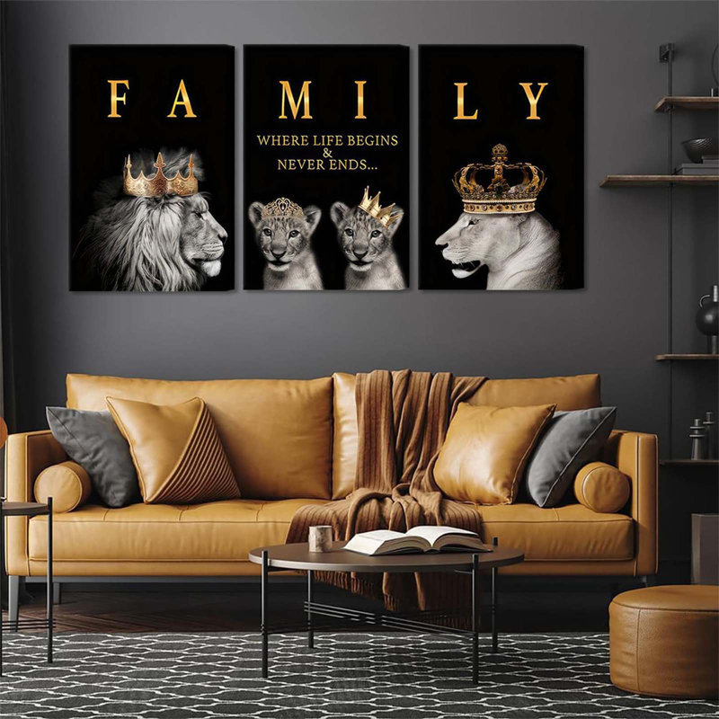 3 Piece Wrapped Canvas Print, 40cm H x 30cm W